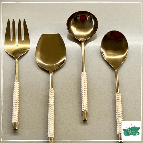 SUHANA Serving Spoons - Set of 4