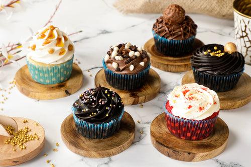 Dreamy Box of 6 Cupcakes (Eggless)