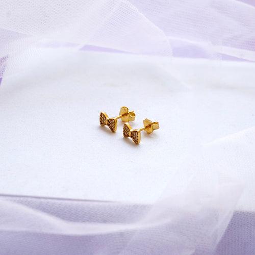 Bow Sterling Silver Studs