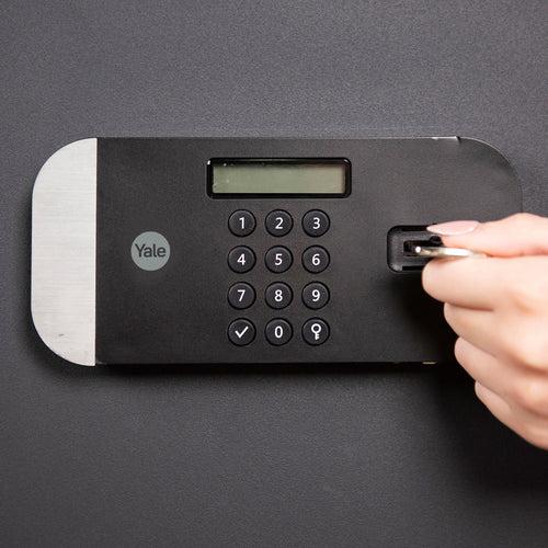 YSFM/250/EG1 Maximum Security Digital Locker with Fingerprint and Pin Access - Grey