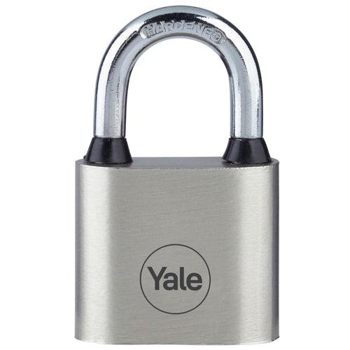 Y112/30/121/1 Yale 30mm Iron Disc Padlock with3 Retaining Keys (Silver Finish)