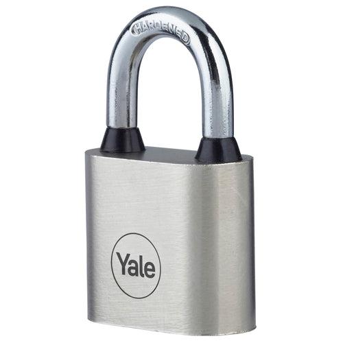 Y112/30/121/1 Yale 30mm Iron Disc Padlock with3 Retaining Keys (Silver Finish)