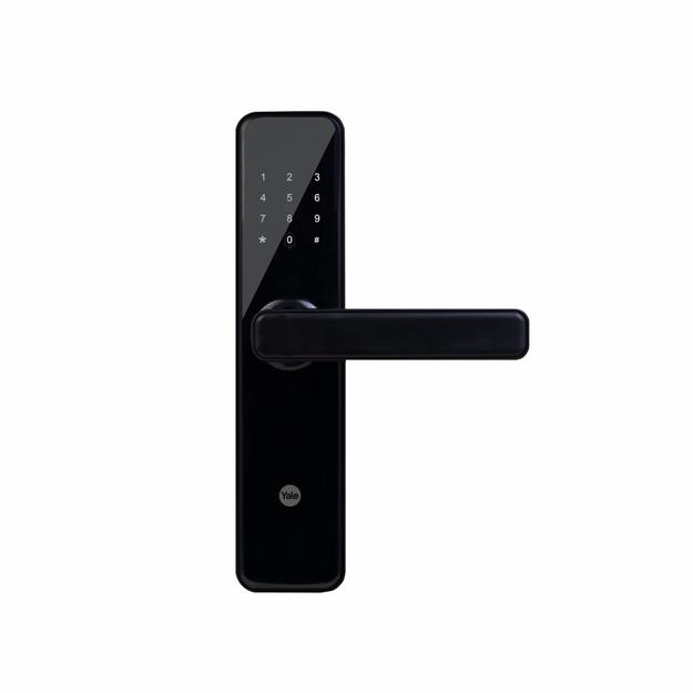 YDME50Pro Smart Door Lock, Black, PIN, RFID, Manual Key Access