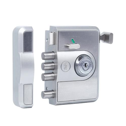 CBR-Cinco 500,Latch & DeadBolt Main Door Lock, Both Side Keys, Silver