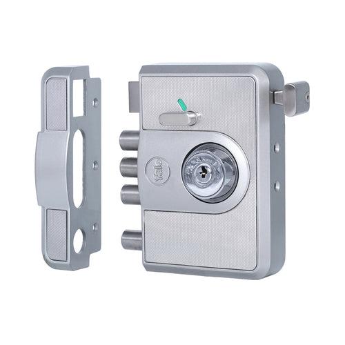 CBR-Cinco 500,Latch & DeadBolt Main Door Lock, Both Side Keys, Silver