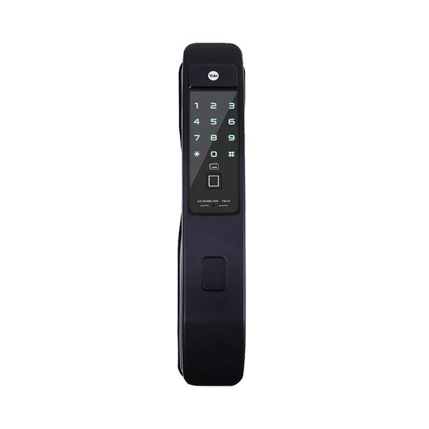 YMI 70 MB- A Series, Push Pull Smart Lock, Matt Black (Bluetooth Module and Wifi Bridge Included)