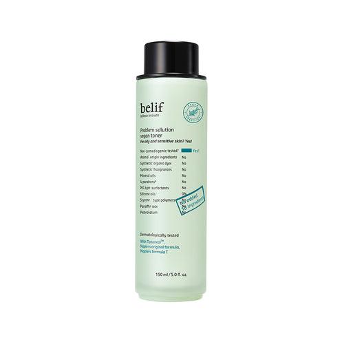 belif problem solution vegan toner