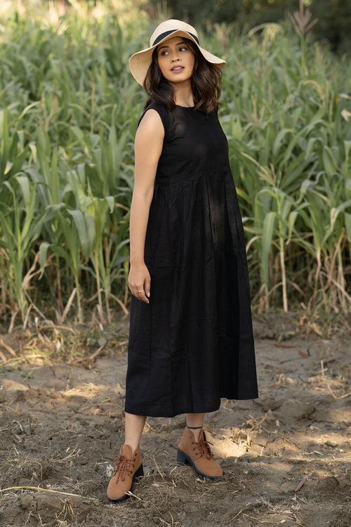 Black Lily Cotton Dress