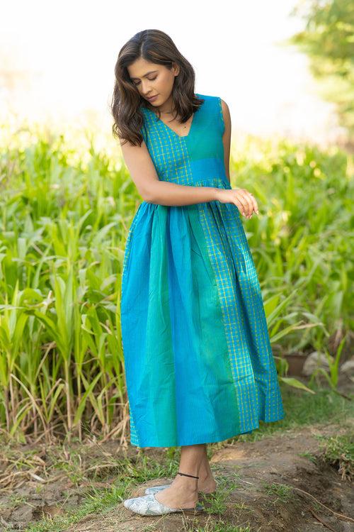 Blue Bell Cotton Dress