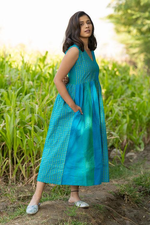 Blue Bell Cotton Dress