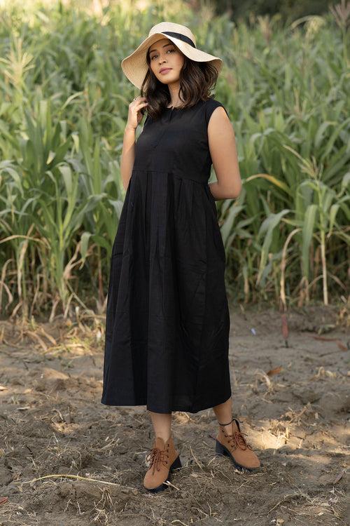 Black Lily Cotton Dress