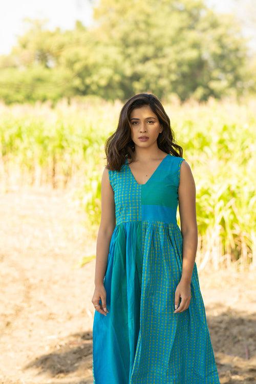 Blue Bell Cotton Dress