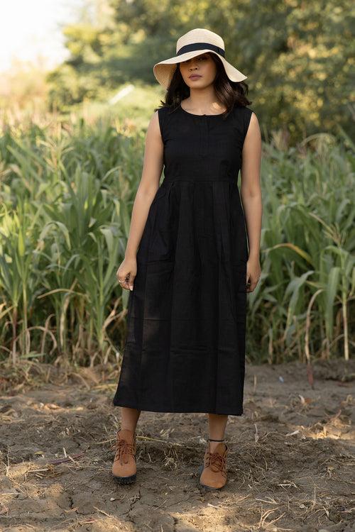 Black Lily Cotton Dress