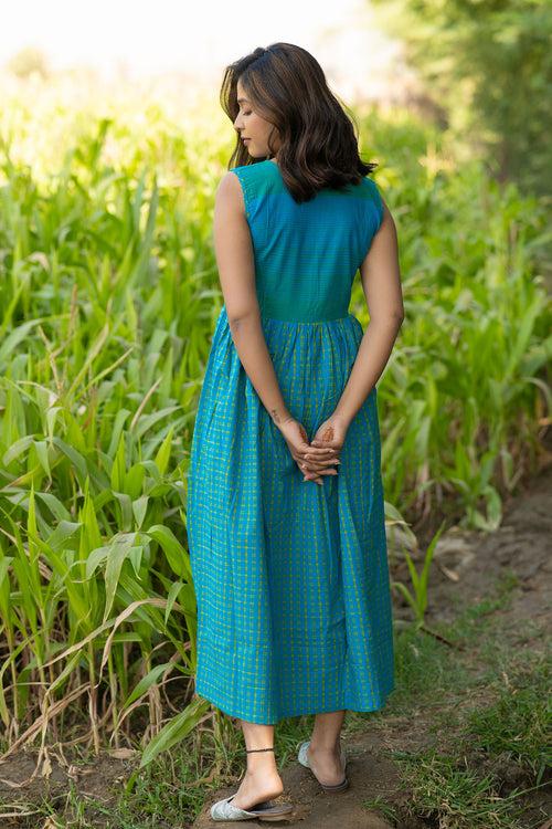 Blue Bell Cotton Dress