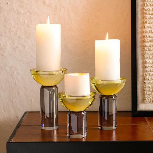 Barta Crystal Candle Holder Small