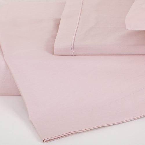 Blush Embroided Cotton Bedsheet Set