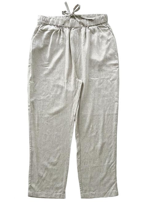 Women’s Linen Cotton Pants(Off White)