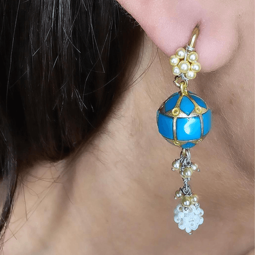 Lara Earrings Skyblue