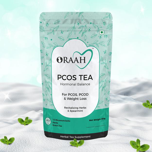 Oraah PCOS PCOD TEA Spearmint Flavour