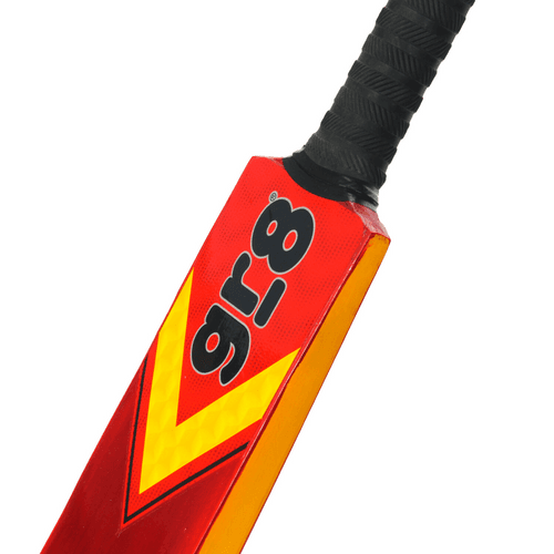 gr8 Skipper Kashmir Willow Full-Size Heavy/Medium Heavy Tennis Ball Cricket Bat with cover