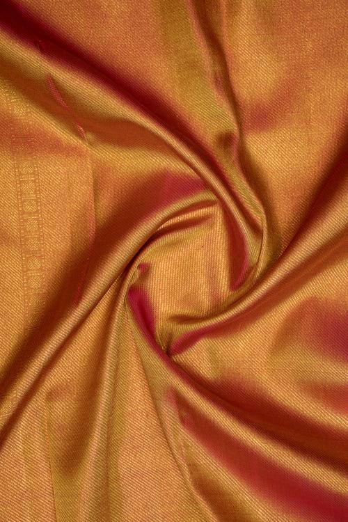 Yellow Brocade Pure Kanchipuram Wedding Silk Saree