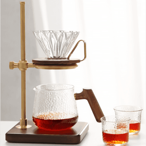 Hero Prisma Walnut Dripper | Clear