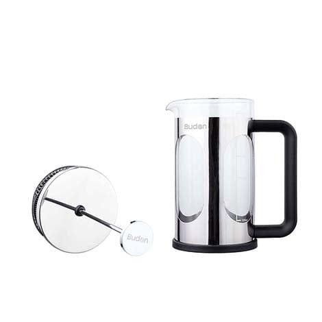 Budan French Press Coffee maker Stainless Steel | Best French Press Coffee Maker