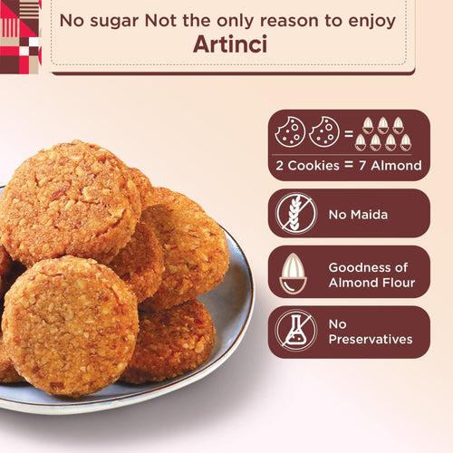 Almond Cookies X Multi packs - Sugar Free, Gluten Free, Keto (185g)