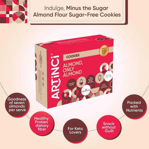 Almond Cookies X Multi packs - Sugar Free, Gluten Free, Keto (185g)