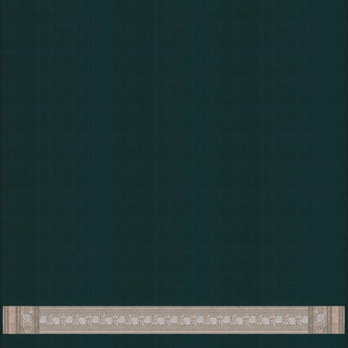 Handwoven Green Banarasi Silk Saree - 1995T009495DSC