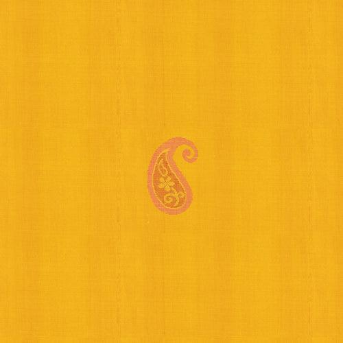 Handwoven Yellow Soft Silk Saree - 2079T010526DSC