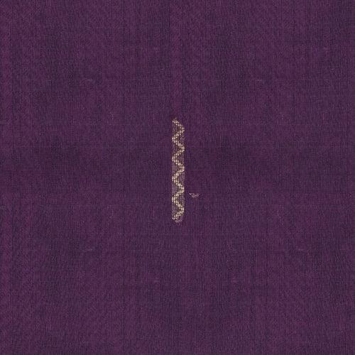 Handwoven Purple Kanchipuram Cotton Saree - 2206T010861DSC