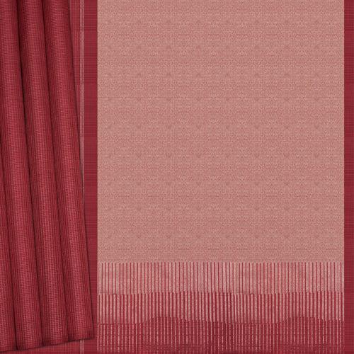 Handwoven Red Kanjivaram Silk Saree - 2360T011318DSC