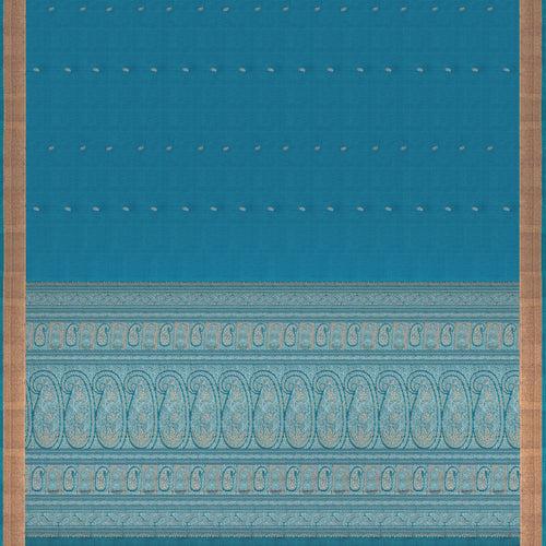 Handwoven Blue Soft Silk Saree - 2383T011293DSC