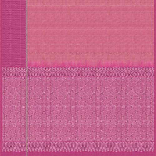 Handwoven Pink with Purple Soft Silk Saree - 2385T011225DSC