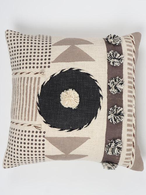 BALDER -  EMBROIDERY SQUARE CUSHION COVER