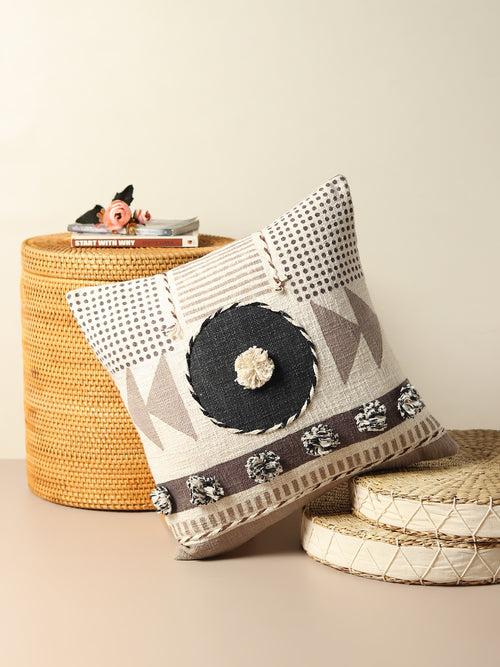 BALDER -  EMBROIDERY SQUARE CUSHION COVER