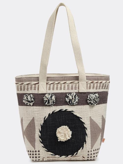 SIBURA - COTTON PRINTED TOTE BAG