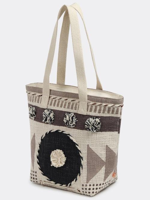 SIBURA - COTTON PRINTED TOTE BAG