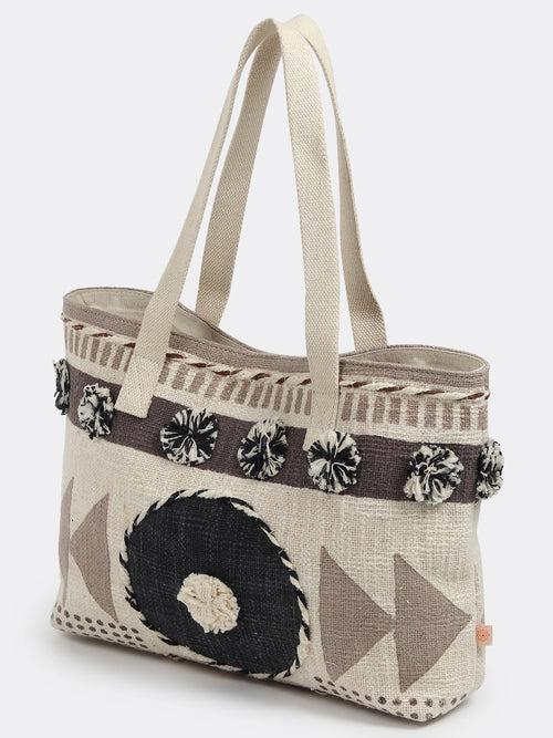 AKORIN - COTTON PRINTED TOTE BAG