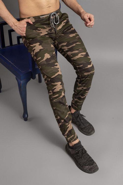 Jungle Green Camouflage Joggers