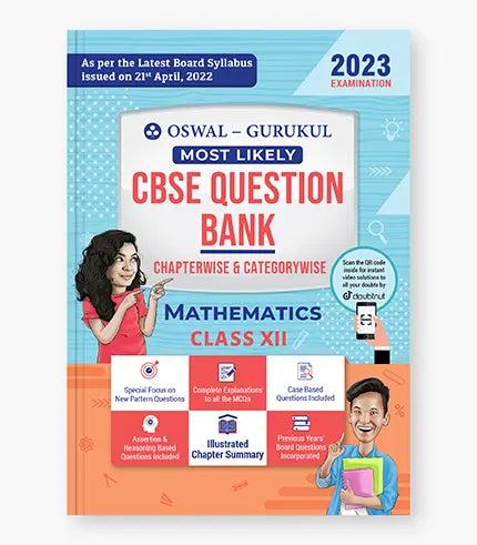 Oswal - Gurukul Mathematics Most Likely Question Bank : CBSE Class 12 for 2023 Exam