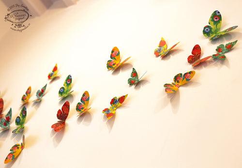 3 packs of 24 Decorative Paper Butterflies = 72 Butterflies