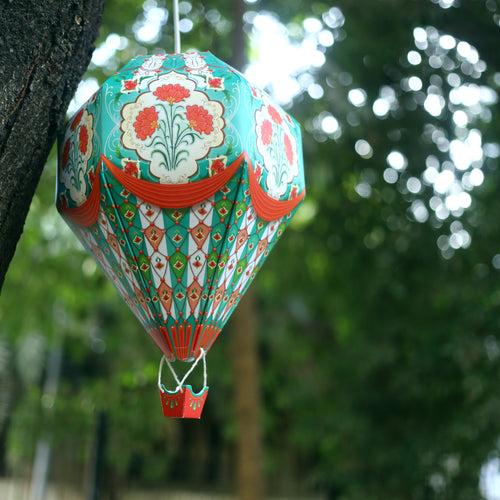 Combo Saver: 3 Hot Air Balloon Paper Lamp Shades: 1 Big Red + 2 Small Assorted