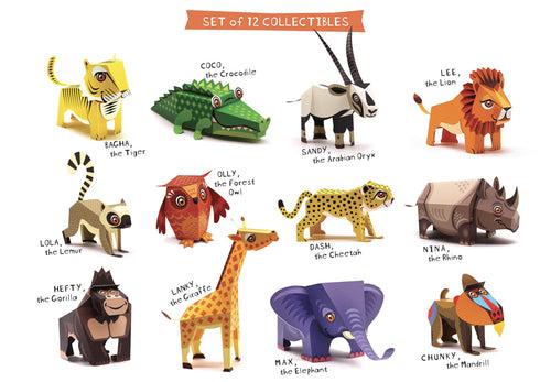 Mini Elephant DIY Animal Paper Craft Kit