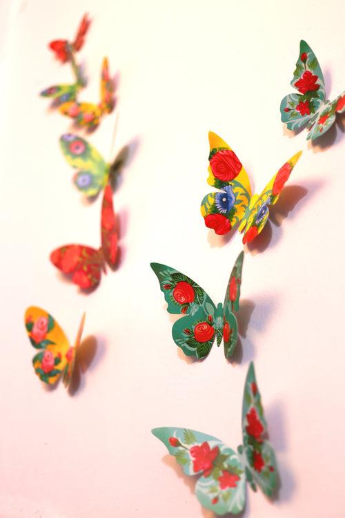 3 packs of 24 Decorative Paper Butterflies = 72 Butterflies