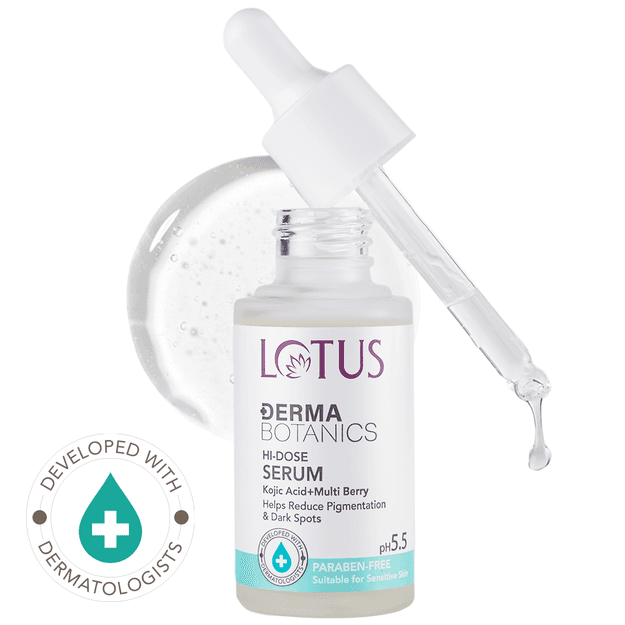 Lotus DermaBotanics Kojic acid + Multi berry Serum