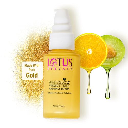 Lotus Herbals WhiteGlow VITAMIN-C + Gold RADIANCE SERUM