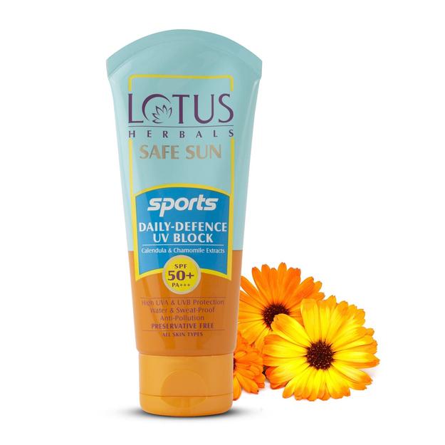 Safe Sun Sports Daily-Defence UV Block Sunscreen SPF 50+