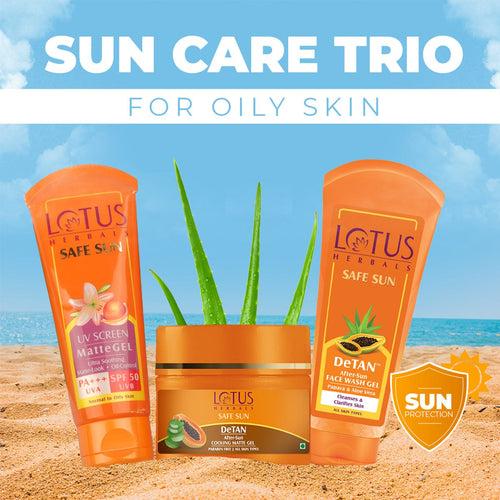 Suncare Trio for Oily Skin